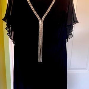 Dressy black flowy dress